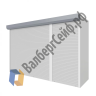 Роллетный шкаф для паркинга 2300х3100х600