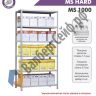 Стеллаж MS Hard 300/100x30/6 полок