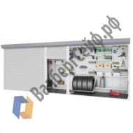 Роллетный шкаф для паркинга 1700х5250х900