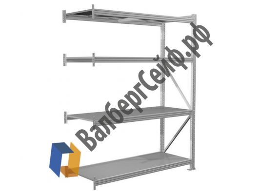 Стеллаж MS Pro 300/90x60/3 яруса (доп. секция)